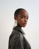 Topshop Topshop PU zip up jacket in washed black - 4