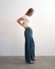 Topshop Topshop pull-on barrel jeans in sulphur blue-Gray - 1