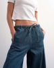 Topshop Topshop pull-on barrel jeans in sulphur blue-Gray - 2
