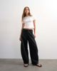 Topshop Topshop Pull-On Barrel jeans in washed black - 3