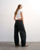 Topshop Topshop Pull-On Barrel jeans in washed black - 4