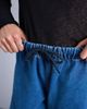 Topshop Topshop pull on barrel leg jeans in mid blue - 4