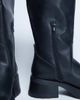 Topshop Topshop Rachel knee high chunky heel boots in black - 4