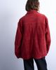 Topshop Topshop real suede CF zip up jacket in red-Orange - 3