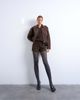 Topshop Topshop real suede mini shorts in chocolate - part of a set-Green - 1