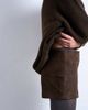 Topshop Topshop real suede mini shorts in chocolate - part of a set-Green - 4