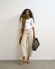 Topshop Topshop relaxed mid rise crop jean in oat-NEUTRAL - 4