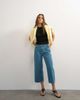 Topshop Topshop Relaxed Mid Rise Crop jeans in green cast-Blue - 1