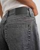 Topshop Topshop relaxed mid rise crop jeans in washed black - 3