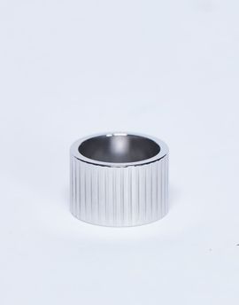 Topshop Topshop Rhodes waterproof stainless steel ring in silver