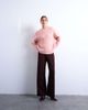 Topshop Topshop rib knit balloon sleeve sweater in pink - 2