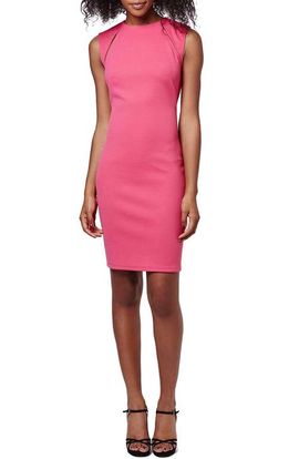 Topshop Topshop Ribbed Cutout Body-Con Dress
