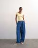 Topshop Topshop ribbed V-neck cap sleeve tank in buttermilk-Yellow - 3