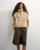 Topshop Topshop ripstop short with toggle detail in brown - 1