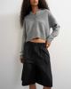 Topshop Topshop ripstop shorts with toggle detail in black - 3