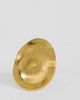 Topshop Topshop Romeo waterproof stainless steel disk ring in gold brushed - 3