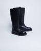 Topshop Topshop Rory real leather riding boots in black - 3