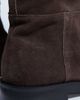 Topshop Topshop Rory real suede leather riding boots in chocolate-Brown - 4