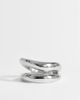 Topshop Topshop Rosie waterproof stainless steel ring in silver - 1