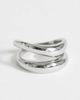 Topshop Topshop Rosie waterproof stainless steel ring in silver - 2