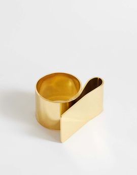 Topshop Topshop Rowan waterproof ring in stainless gold
