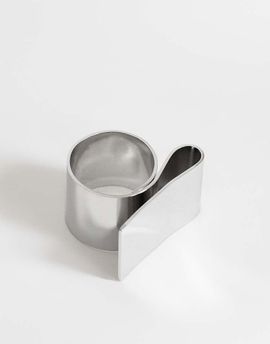 Topshop Topshop Rowan waterproof ring in stainless silver