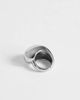 Topshop Topshop Roy waterproof stainless steel asymmetric ring in silver - 2