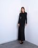Topshop Topshop ruched front dropped waist maxi dress in black - 1