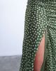 Topshop Topshop ruched polkadot maxi dress in green - 2