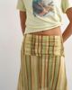 Topshop Topshop ruched striped skirt in green-Multi - 4