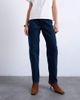 Topshop Topshop Runway mid rise straight jeans in navy-Blue - 2