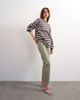 Topshop Topshop Runway mid rise straight jeans in washed khaki-Green - 1