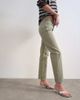 Topshop Topshop Runway mid rise straight jeans in washed khaki-Green - 3