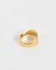 Topshop Topshop Rylee waterproof stainless steel twisted ring in gold - 2