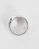 Topshop Topshop Rylee waterproof stainless steel twisted ring in silver - 3