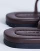 Topshop Topshop Sabrina metal toe flat sandals in chocolate-Brown - 2