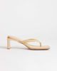 Topshop Topshop Sadie toe thong mid heel in camel-Neutral - 1