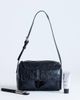 Topshop Topshop Safia front pocket shoulder bag in black - 2
