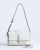 Topshop Topshop Safia front pocket shoulder bag in off white - 2