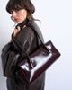 Topshop Topshop Sally folded bag in burgundy-Red - 1