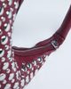 Topshop Topshop Samantha studded shoulder bag in burgundy-Red - 3