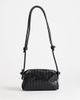 Topshop Topshop Samara weave cross-body bag in black - 1