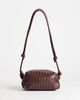 Topshop Topshop Samara weave cross-body bag in tan-Brown - 1