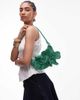 Topshop Topshop Sana knit flower bag in green - 1