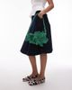 Topshop Topshop Sana knit flower bag in green - 2