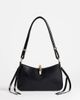 Topshop Topshop Sansa small shoulder bag with hardware in black - 1