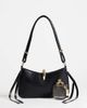 Topshop Topshop Sansa small shoulder bag with hardware in black - 2