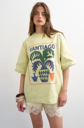 Topshop Topshop Santiago Oversize Graphic T-Shirt