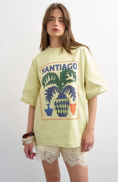 Topshop Topshop Santiago Oversize Graphic T-Shirt
