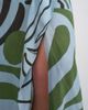 Topshop Topshop sarong maxi skirt in blue abstract leaf print - part of a set-Multi - 3